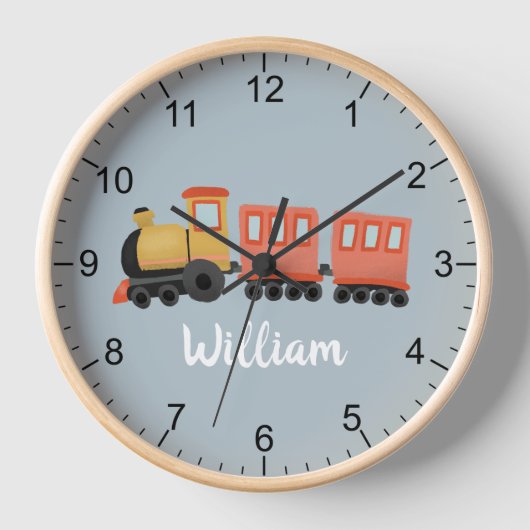 Boys Cute Blue Modern Travel Baby Neursery (Voorkant)