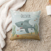Boys Cute Blue Ocean Shark Kinder Kussen (Deken)