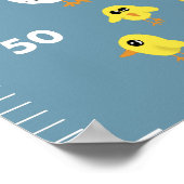 Boys Cute Boerderij Tractor CM Groeioverzicht Poster (Hoek)