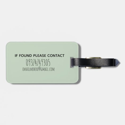 Boys Cute Digger Excavator Doodle en Name Bagagelabel (Achterkant horizontaal)