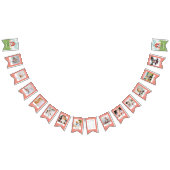 Boys Cute Farm 1st Birthday Milestone Photo Vlaggetjes (Alle)