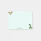 Boys Cute Funny Animal Dinosaur Post-it® Notes (Voorkant)