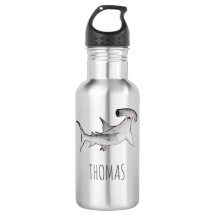 Boys Cute Gray Ocean Kinder Hammerhead Shark Schoo