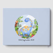 Boys Cute Oerwoud Baby shower Gastenboek (Achterkant)