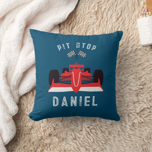 Boys Cute Red Racing Car Kussen (Deken)