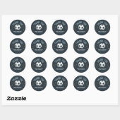 Boys Cute Soccer Sports Bedankt dat jullie gistere Ronde Sticker (Vel)