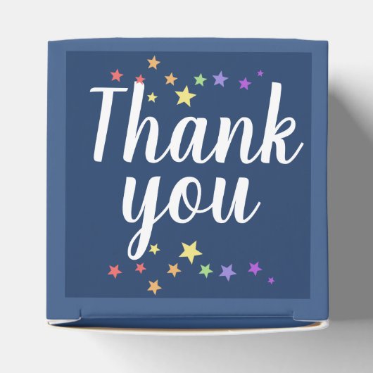 Boys Cute Space Alien Rocket Baby shower Bedankdoosjes (Bovenkant)