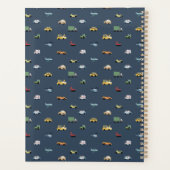 Boys Cute Transport Car Pattern monogram Kids Planner (Achterkant)