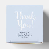 Boys Cute Waterverf Dinosaur Oerwoud Baby shower Bedankdoosjes (Bovenkant)