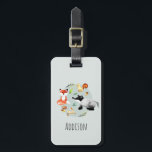 Boys Cute Waterverf Forest Animals Name Kinder Bagagelabel<br><div class="desc">Dit schattige moderne kinder bagagelabel kenmerkt de waterverf van de Britse wilde bosdieren, met inbegrip van een vos, een dwerg, een eekhoorn, een haas en een groen, en kan gepersonaliseerd worden met je jongens naam en contactgegevens. Het perfecte seksneutrale bos met het geschenk voor je baby, peuter of kind's eerste...</div>