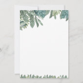 Boys Cute Wild Two Safari 2nd Birthday Kaart (Achterkant)