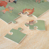 Boys Cute Woodland Forest Beer Camping Kinder Legpuzzel (Zijkant)