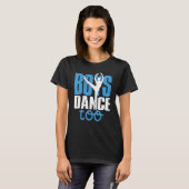 Boys Dance to Ballet Ballroom Dancing T-shirt (Voorkant volledig)