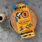 Boys Dart Pistool Party Birthday Invitation Kaart