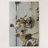 Boys die op de kust spelen (door Albert Edelfelt) Legpuzzel (Verticaal)