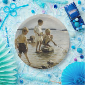 Boys die op de kust spelen (door Albert Edelfelt) Papieren Bordje (Feest)