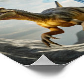 Boy's Dinosaur Adventure - Openluchtverkenning Poster (Hoek)