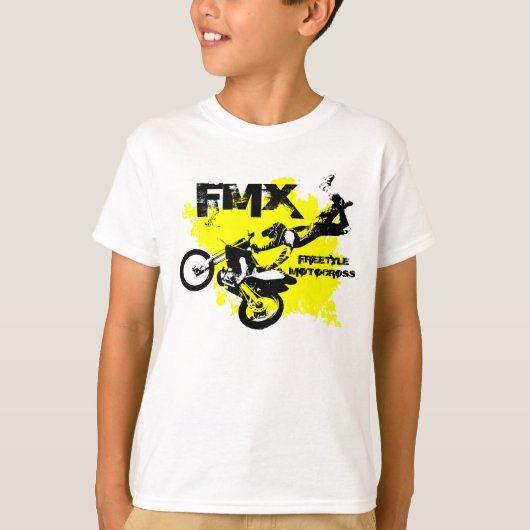 Boys Dirt Bike T-Shirt (Voorkant)