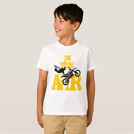 Boys Dirt Bike T-Shirt (Voorkant volledig)