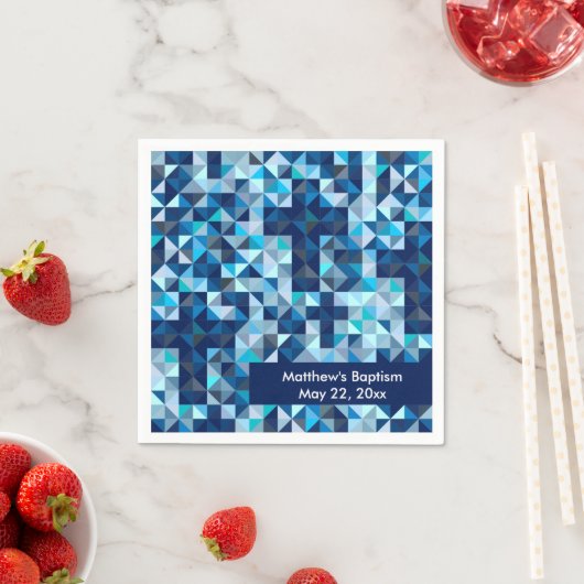 Boy's doop doop eerste communie servetten (Insitu)