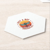 Boys Dragonfly (2) Kartonnen Onderzetters (Schuin)