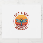 Boys Dragonfly (2) Sparkling Wijnetiket (Enkel label)