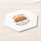 Boys Dragonfly Kartonnen Onderzetters (Schuin)