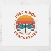 Boys Dragonfly Sparkling Wijnetiket (Enkel label)