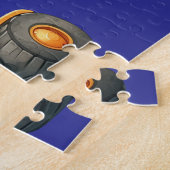 Boy's Dump truck Legpuzzel (Zijkant)