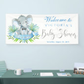 Boys Elephant Baby shower Banners (Beurs)