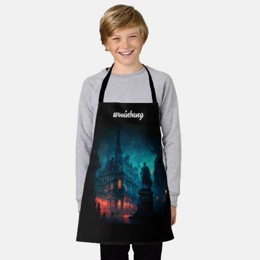 Boy's en Girl's print Schort (Gedragen)