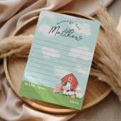 Boys Farm First Birthday Time Capsule Cards Kaart