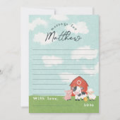 Boys Farm First Birthday Time Capsule Cards Kaart (Voorkant)