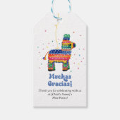 Boy's Fiesta Verjaardag Cadeaulabel (Voorkant)