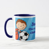 Boys football champion mok blauw (Links)