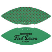 Boys Football Green Sports First Birthday Football (Panelen)