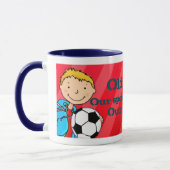 Boys football voetbal held mok red (Links)