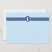 Boys Foto Nautical Birthday party Uitnodiging (Achterkant)