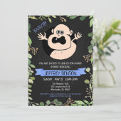 Boys Fun Baby shower Invitation Aankondiging (Staand voorkant)