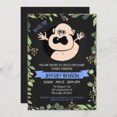 Boys Fun Baby shower Invitation Aankondiging (Voorkant / Achterkant)
