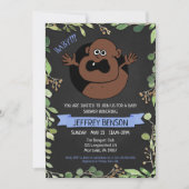 Boys Fun Baby shower Invitation Aankondiging (Voorkant)