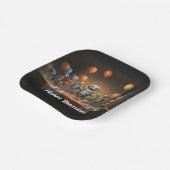 Boy's Fun Verjaardagsfeestje Papier Borden #3 Papieren Bordje (Gebogen)