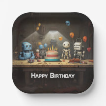 Boy's Fun Verjaardagsfeestje Papier Borden #8