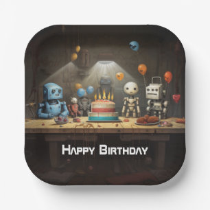 Boy's Fun Verjaardagsfeestje Papier Borden #8 Papieren Bordje