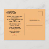 Boy's Fun Verjaardagsfeestuitnodigingen #2 Uitnodiging Briefkaart (Achterkant)