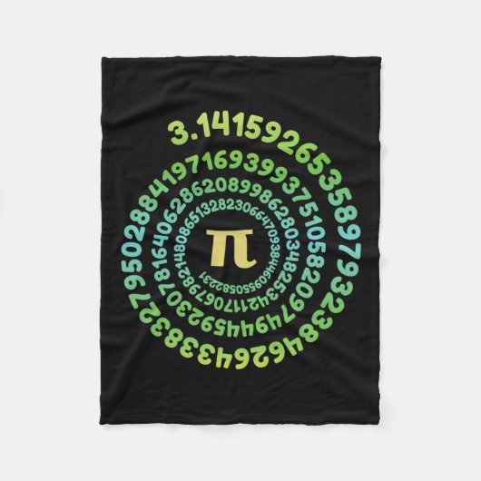 Boys Girls Pi Day Infinity Wiskunde Lover Nerd Gee Fleece Deken (Voorkant)
