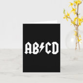 Boys Girls Teachers ABCD Rock Graphic terug naar S Kaart (Gele Bloem)