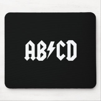Boys Girls Teachers ABCD Rock Graphic terug naar S Muismat