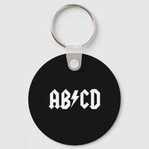 Boys Girls Teachers ABCD Rock Graphic terug naar S Sleutelhanger