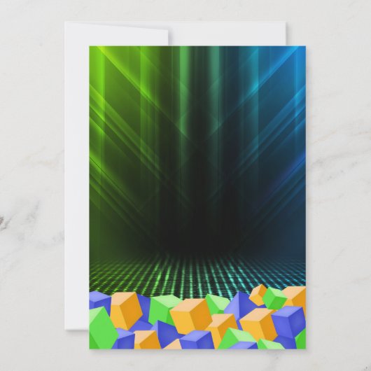 Boys Glow Trampoline Park Kaart (Achterkant)